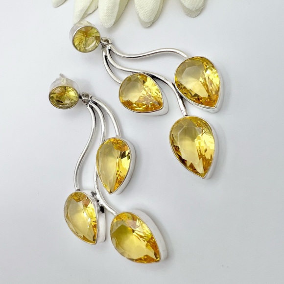 CITRINE EARRINGS - Picture 11 of 11